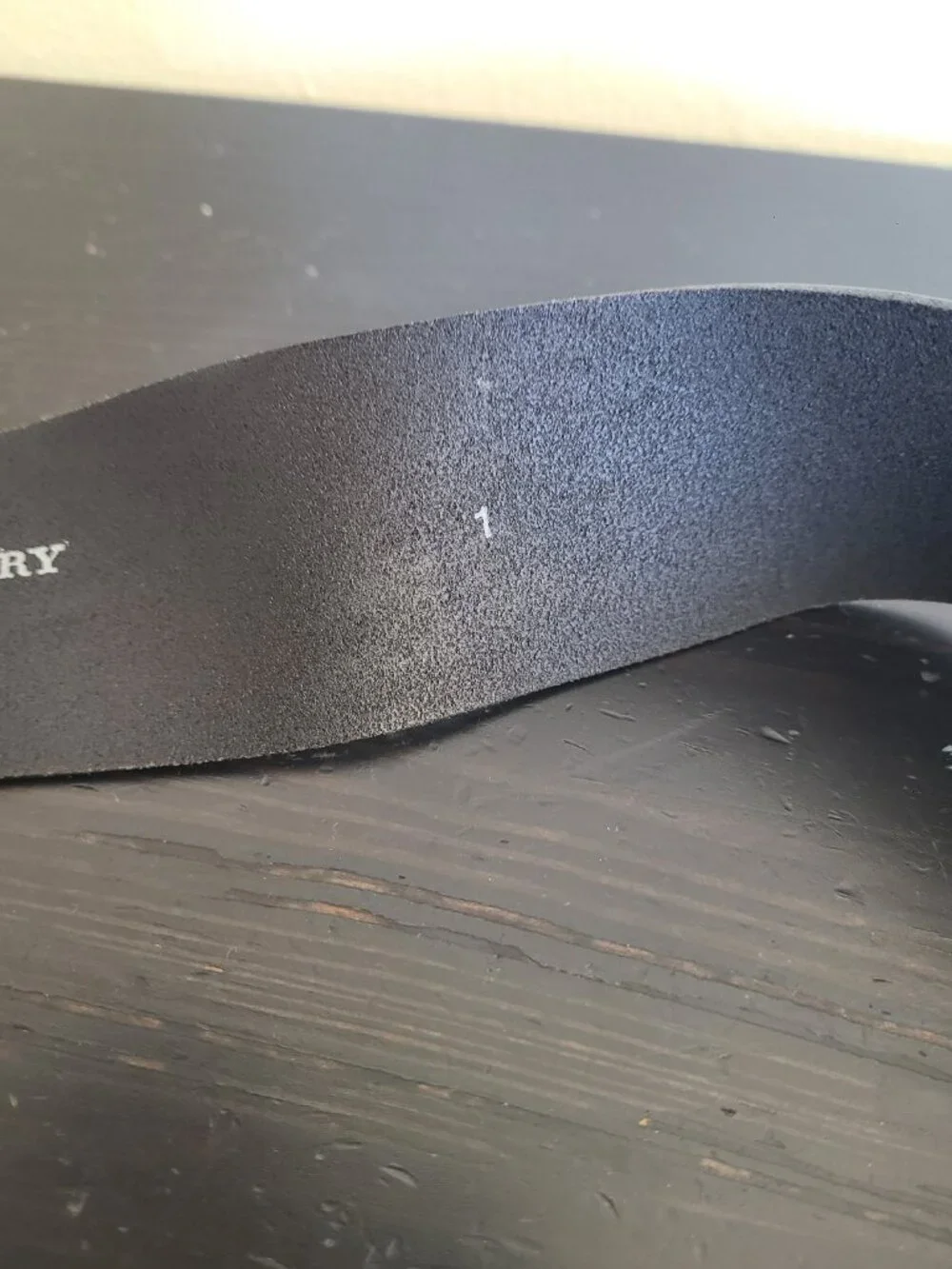 Burberry Women's Leather Belt Black size 1